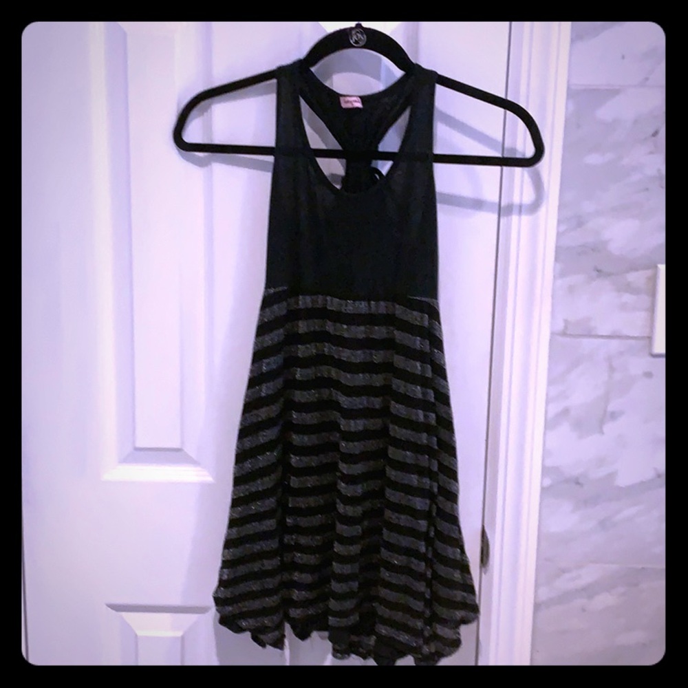 Denny’s Childrenswear Black and silver dress